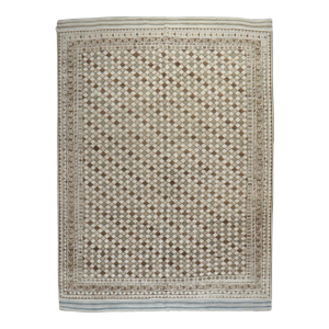 1940s Brown Ivory Tribal Ersari Rug