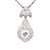 Antique Art Deco Platinum & Old European Cut Diamond Pendant for a Necklace For Sale - Image 12 of 15
