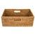 Brown Artifacts Rattan Rectangular Shelf Basket with Side Handles in Honey Brown - 16" For Sale - Image 8 of 8
