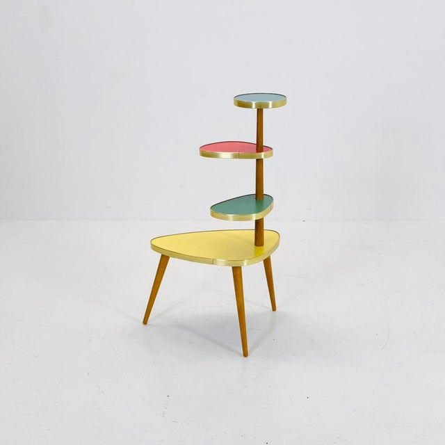 Large Mid-Century Minimalist Plant Stand, Germany, 1950s For Sale - Image 11 of 11