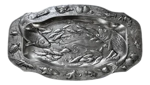 Vintage Arthur Cort Aluminum Platter