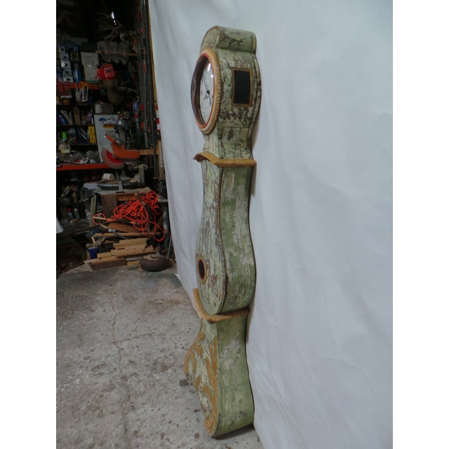 Contemporary Swedish Mora Clock 100% Original Paint Sven Nilsson Morin Model For Sale - Image 3 of 12