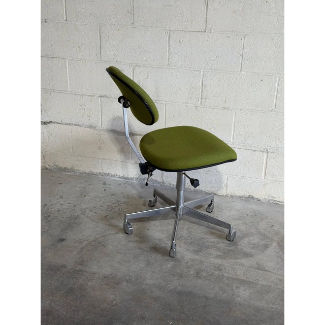 1950s 1950s Original Labofa Swivel Office Desk Chair by Jørgen Rasmussen Denmark For Sale - Image 5 of 10