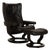 Wing Lounge Chair with Stool in Leather from Stressless, Set of 2 For Sale