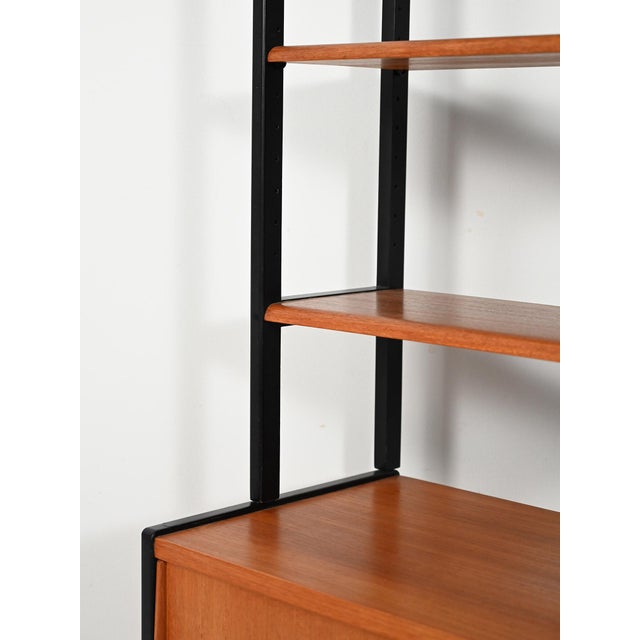 Black Variett Bookcase by Bertil Fridhagen for Bodafors, 1960s For Sale - Image 8 of 11