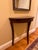 Ethan Allen Vintage Ethan Allen Federal Style Demilune Console Table With Cherrywood Finish and Brass Accents For Sale - Image 4 of 6