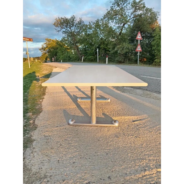 Gray Kappa Desk Table by Perry King and Santiago Miranda for Planula, 1970s For Sale - Image 8 of 10