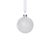 Add an elegant, snow-dusted effect to your holiday décor with this set of frosted glass ball ornaments featuring delicate...