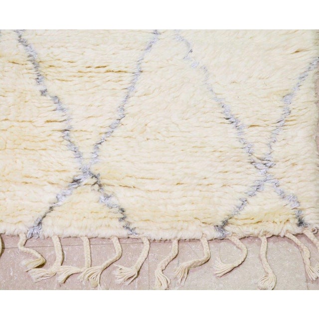 Moroccan Modern Hand Knotted Wool Rug, 10'x14' For Sale - Image 4 of 6