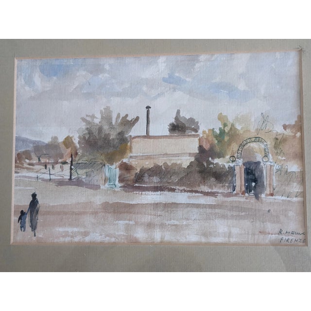 This street scene of Firenze was purchased by my grandparents from the artist, Rodolfo Marma, who they came to know after...