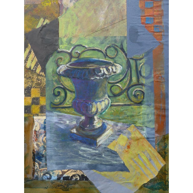"French Vase" Contemporary Collage Print by Martha Holden For Sale - Image 4 of 4