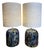 Ceramic Painted Ceramic Lamp Bases, 1980s, Set of 2 For Sale - Image 7 of 7