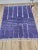 Cobalt Blue Geometric Wool Moroccan Beni Ourain Rug For Sale In Boston - Image 6 of 15