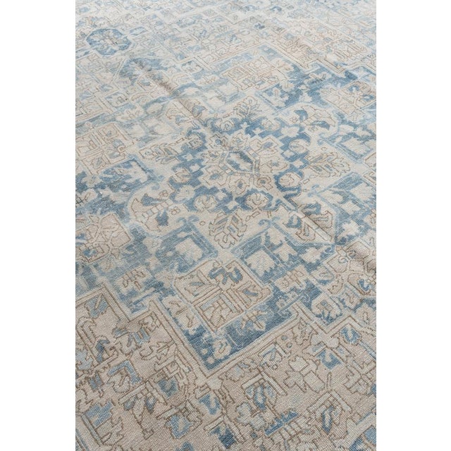 Vintage Heriz Rug 9ft 8in X 12ft 10in For Sale - Image 4 of 12