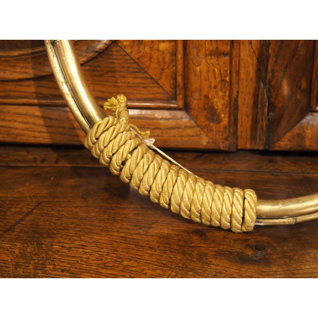 Antique French Brass Hunting Horn, “Le Cor De Chasse”, Early 1900s For Sale - Image 4 of 11