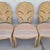 Vintage Venetian Grotto Style Carved Wood Palm Leaf Dining Chairs Set of 4 For Sale - Image 9 of 18