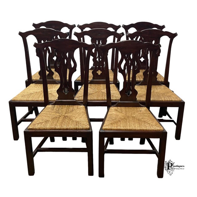 Vintage Furniture Classics Limited Rustic Chippendale Style Mahogany