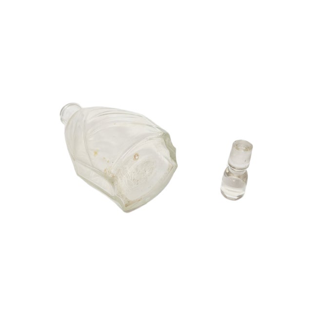 Glass Art Deco Carafe from Bolesław Morawski Glassworks, Poland, 1930s For Sale - Image 7 of 9
