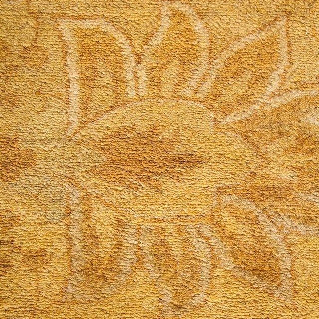 Traditional Mogul Collection Hand-Knotted Area Rug - Brown 12' 0" x 17' 8" For Sale - Image 3 of 4