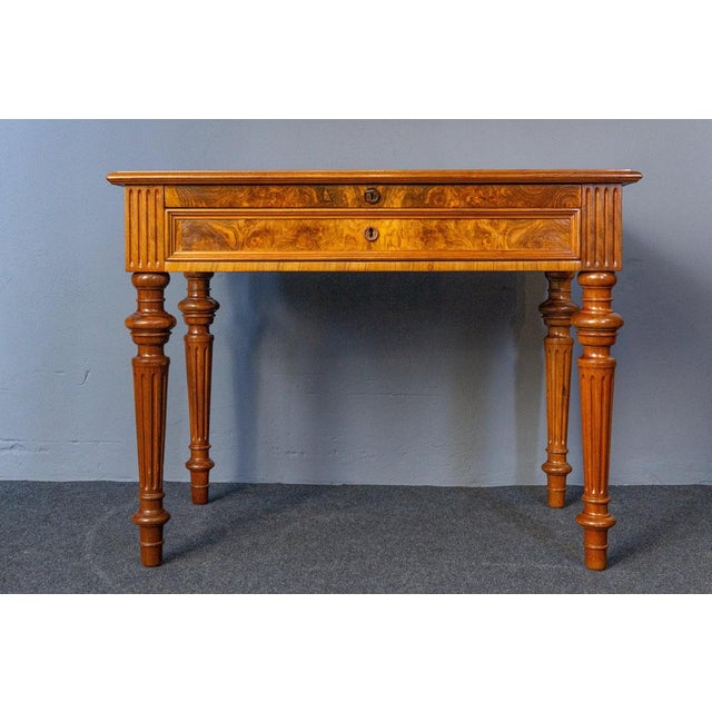 Wilhelminian Brown Desk Secretary For Sale - Image 6 of 18