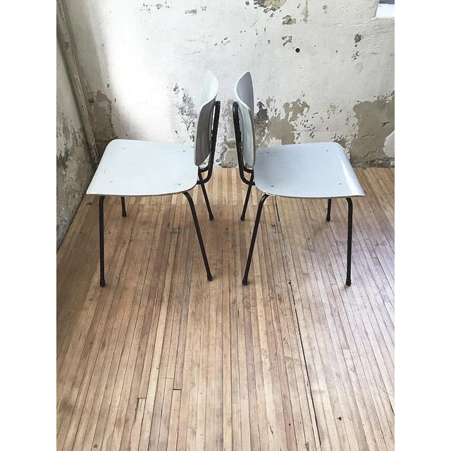Set of Vintage Chairs by Willy Van Der Meeren for Tubax For Sale - Image 9 of 18