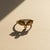 Not Yet Made - Made To Order Art Nouveau–Inspired Moissanite and Pearl Botanical Ring in 14k Gold, Size 7.5 For Sale - Image 5 of 10