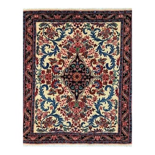 1980s Old Persian Bijar Masterpiece Rug 2'2" X 2'7" For Sale