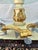 Vintage Neoclassical Style Carved Pedestal Accent Table With 3/4" Glass Top on in-Line Wheels For Sale In Chicago - Image 6 of 9
