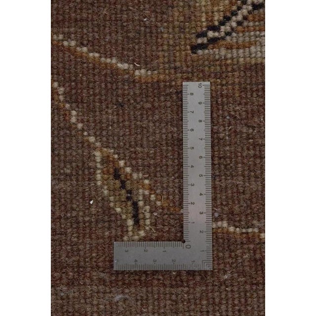 Red Vintage Hand-Knotted Agra Rug For Sale - Image 8 of 10