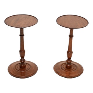 Antique Edwardian Wine Tables, 1900, Set of 2 For Sale