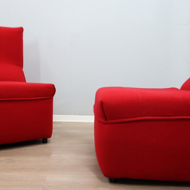 1970s Vintage Baia Modular Lounge Armchairs by Citterio & Nava for B&B Italia, 1970s, Set of 4 For Sale - Image 5 of 14