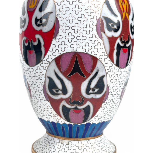 Early 20th Century A Chinese Cloisonné Enamel Vase For Sale - Image 5 of 12