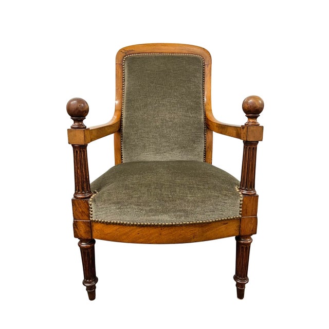 Pair of Early 19th Century English Regency Armchairs For Sale - Image 4 of 13