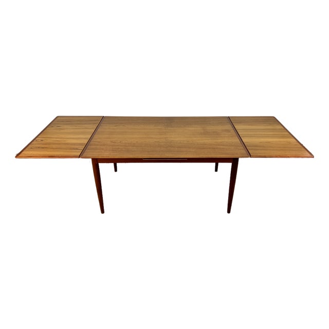 Mid 20th Century Skovmand & Andersen for Moreddi Teak Draw-Leaf Dining Table For Sale