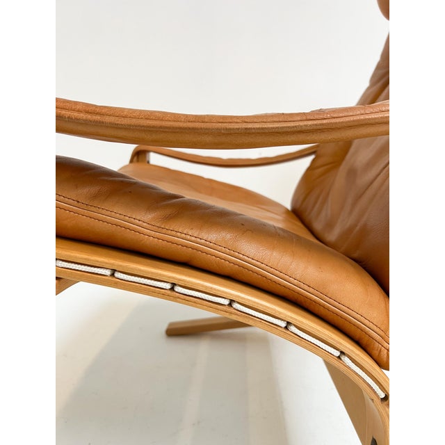 Brown Set of Siësta Chair with Ottoman by Ingmar Relling for Westnofa, 1970s For Sale - Image 8 of 18