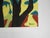 Contemporary gouache on paper abstract forest by K. C. Bacon (1948-2026) Washington. Signed, lower right. Unframed.