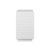 Contemporary Matthew Izzo Home Mateo Glossy White Lacquer Three Drawer Side Table With Brass Drawer Pulls For Sale - Image 3 of 6