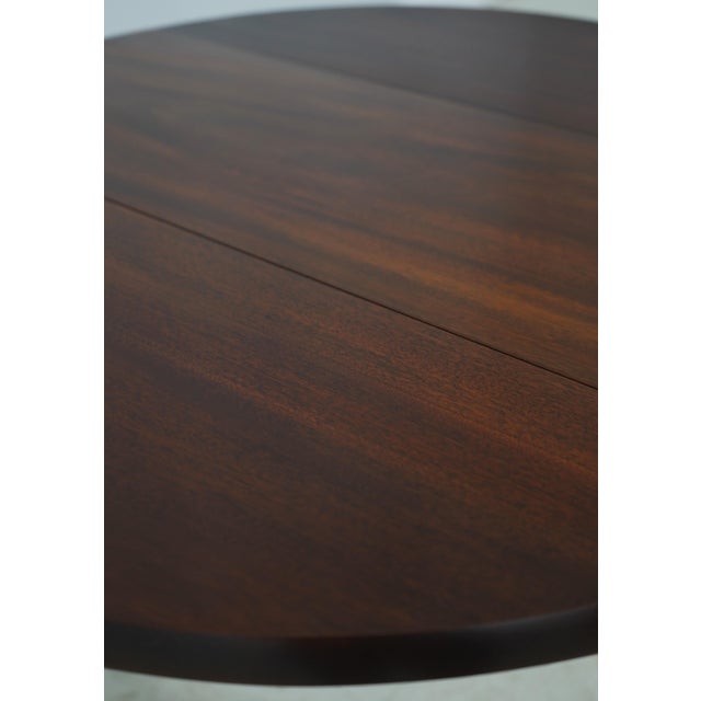 Brown Henkel Harris Spnea Mahogany Drop-Leaf Occasional Table For Sale - Image 8 of 17