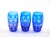 Blue Val Saint Lambert Cobalt Blue Tableware Crystal Water, Service for 12 People For Sale - Image 8 of 13