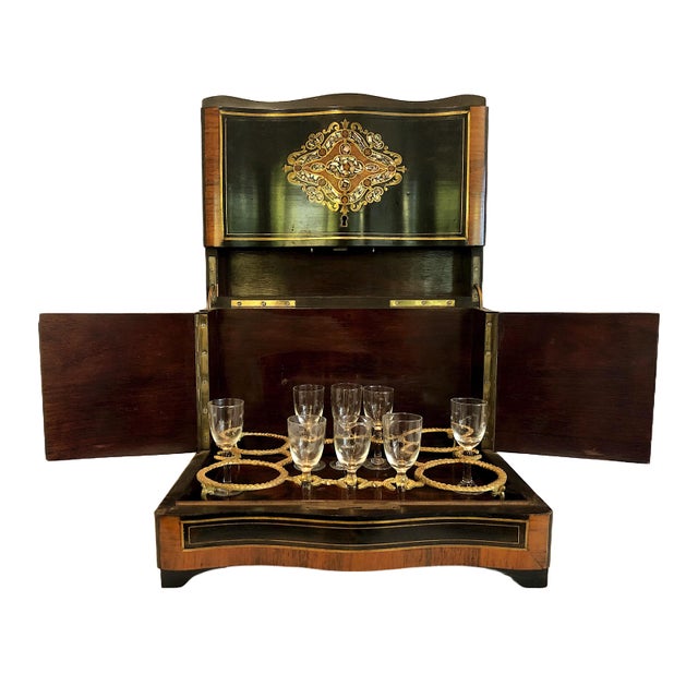 French Mid 19th Century Traditional French Napoleon III Liquor Cellar For Sale - Image 3 of 11