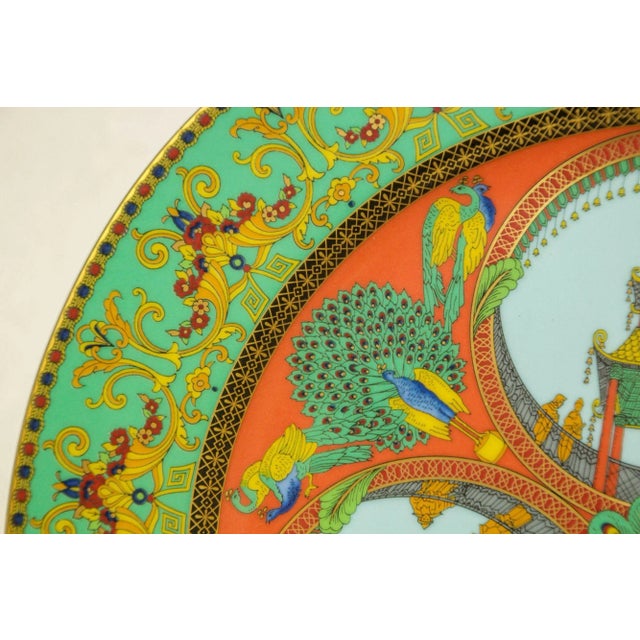 Versace Gianni Versace for Rosenthal Le Voyage De Marco Polo Porcelain Plate For Sale - Image 4 of 12