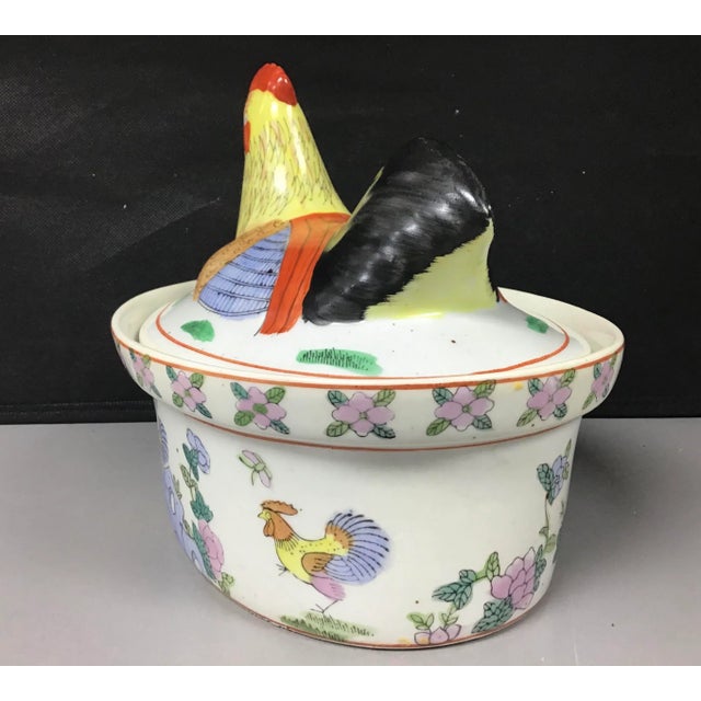 Chinese Export Rooster Chicken Tureen Chairish