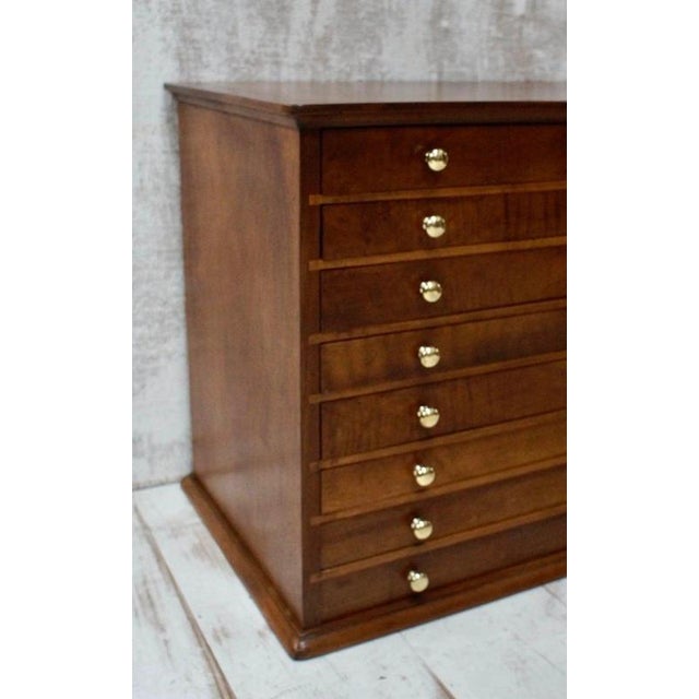 Antique French Apothecary Drawer Cabinet, 1900 For Sale - Image 4 of 11