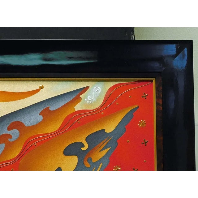 Anton Arkhipov "The Hero" Hand Signed Painting on Canvas With Custom Framed H.Signed For Sale - Image 10 of 10