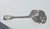 Christofle silver-plated slotted serving Spoon. Cut out floral sprigs in the bowl with a quatrefoil shape. The spoon is...