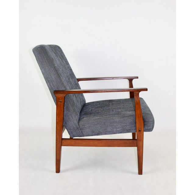 Vintage Black Club Armchair, 1970s For Sale - Image 11 of 13