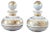 19th Century Opaline Crystal Perfume Bottle by Jean-Baptiste Desvignes, Set of 2 For Sale
