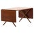 Wood Dining Table Model AT-309 in Brass, Oak and Teak by Hans Wegner, 1950s For Sale - Image 7 of 7