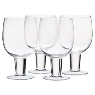 Carafe Glasses by Aldo Bakker for Karakter, Set of 4 For Sale