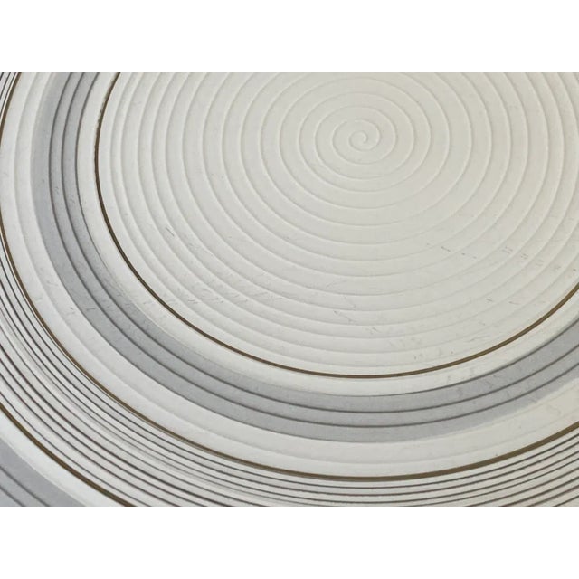 1960s Sascha Brastoff Grey Ripple Pattern Bone China Dinnerware Set- 61 Pieces For Sale - Image 10 of 11